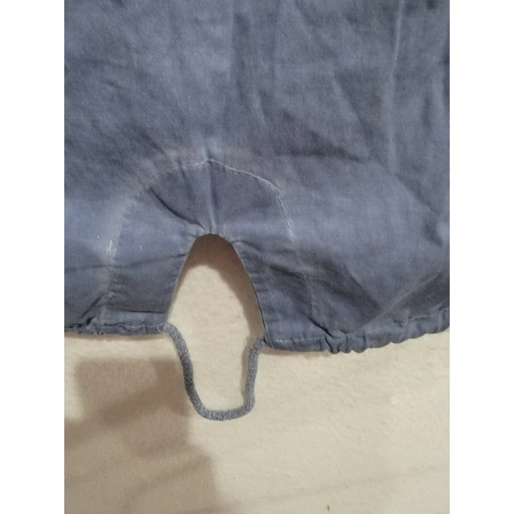 SIRELY'S Couture‎ Italy Blue Shredded Sequin Back Hood Jacket Boho Lagenlook OS